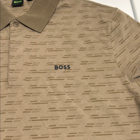 Boss Men's Tan Polo Shirt - Picture 3 of 4